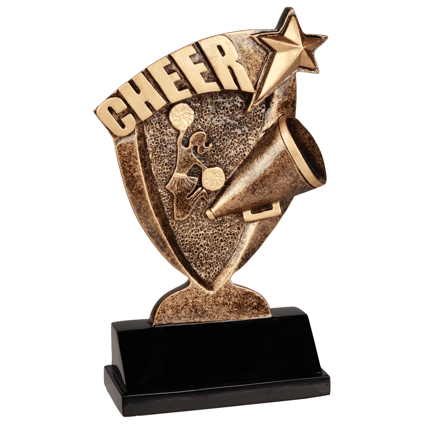 6" Cheer Broadcast Resin