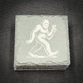 Bigfoot Peace Peace Out! - 4" Square Slate Coaster
