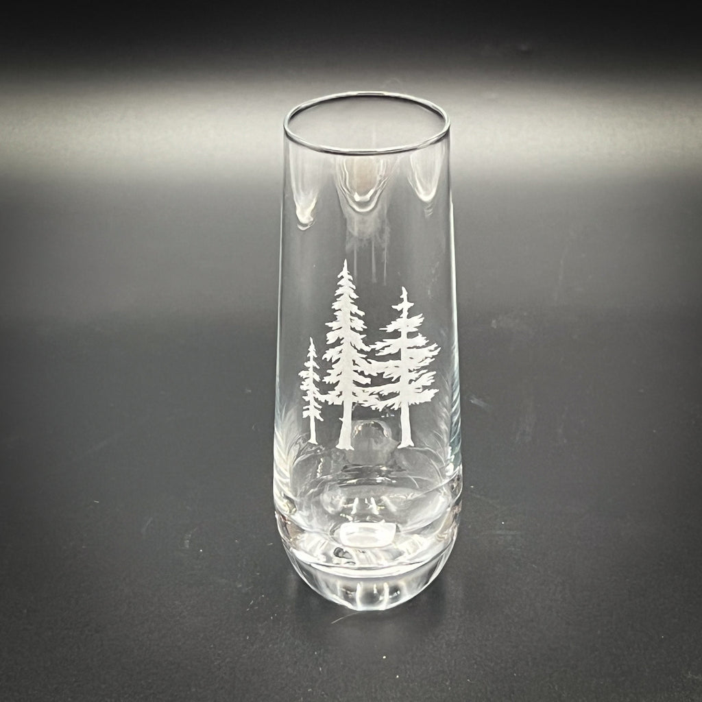 3 Trees 10 oz Stemless Flute