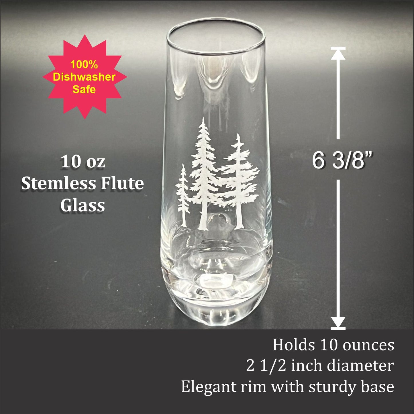 Get a Quote 10 oz Stemless Flute