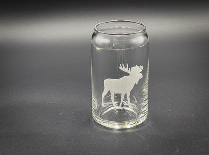 Moose - 16 oz Can Glass