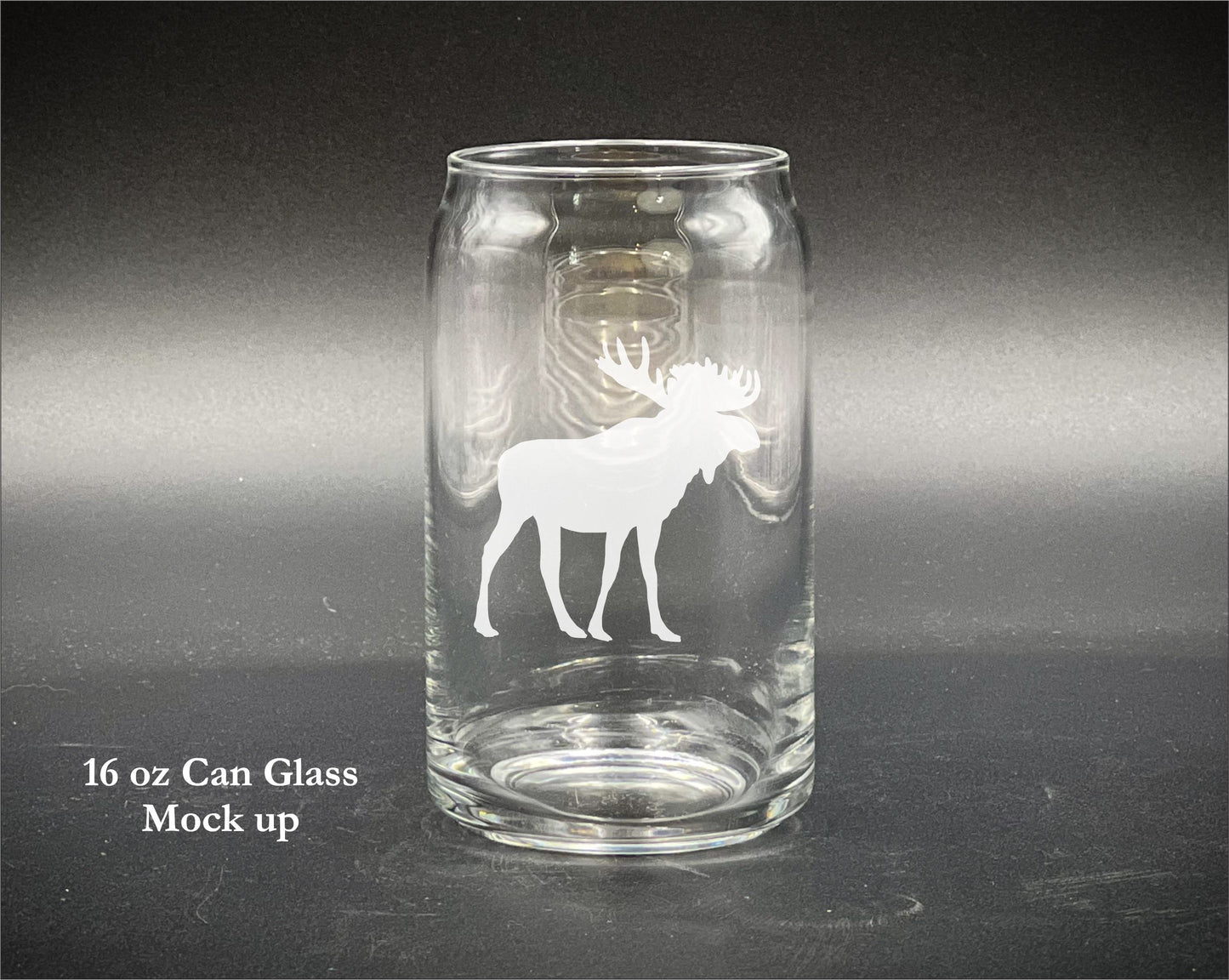 Moose - Laser Engraved Glassware