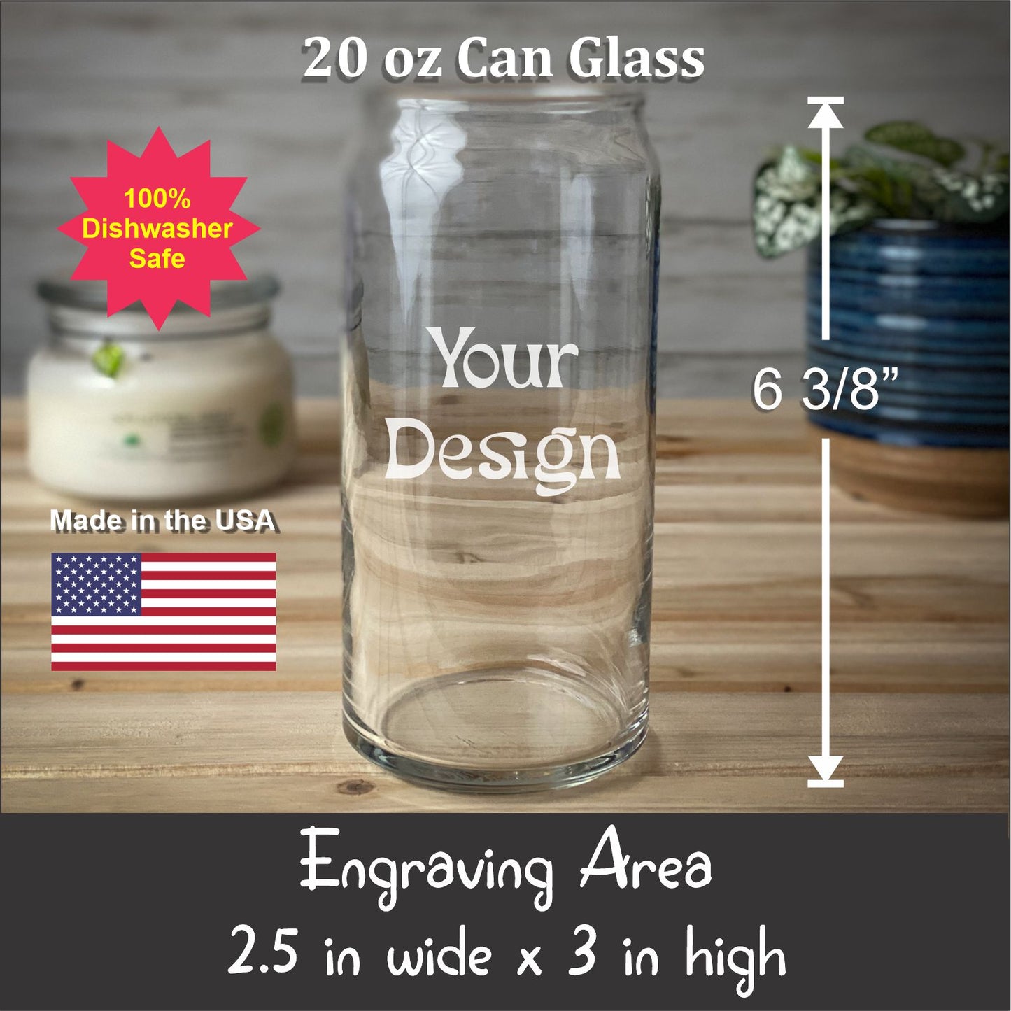 Get a Quote Can Glasses 16 or 20 ounces