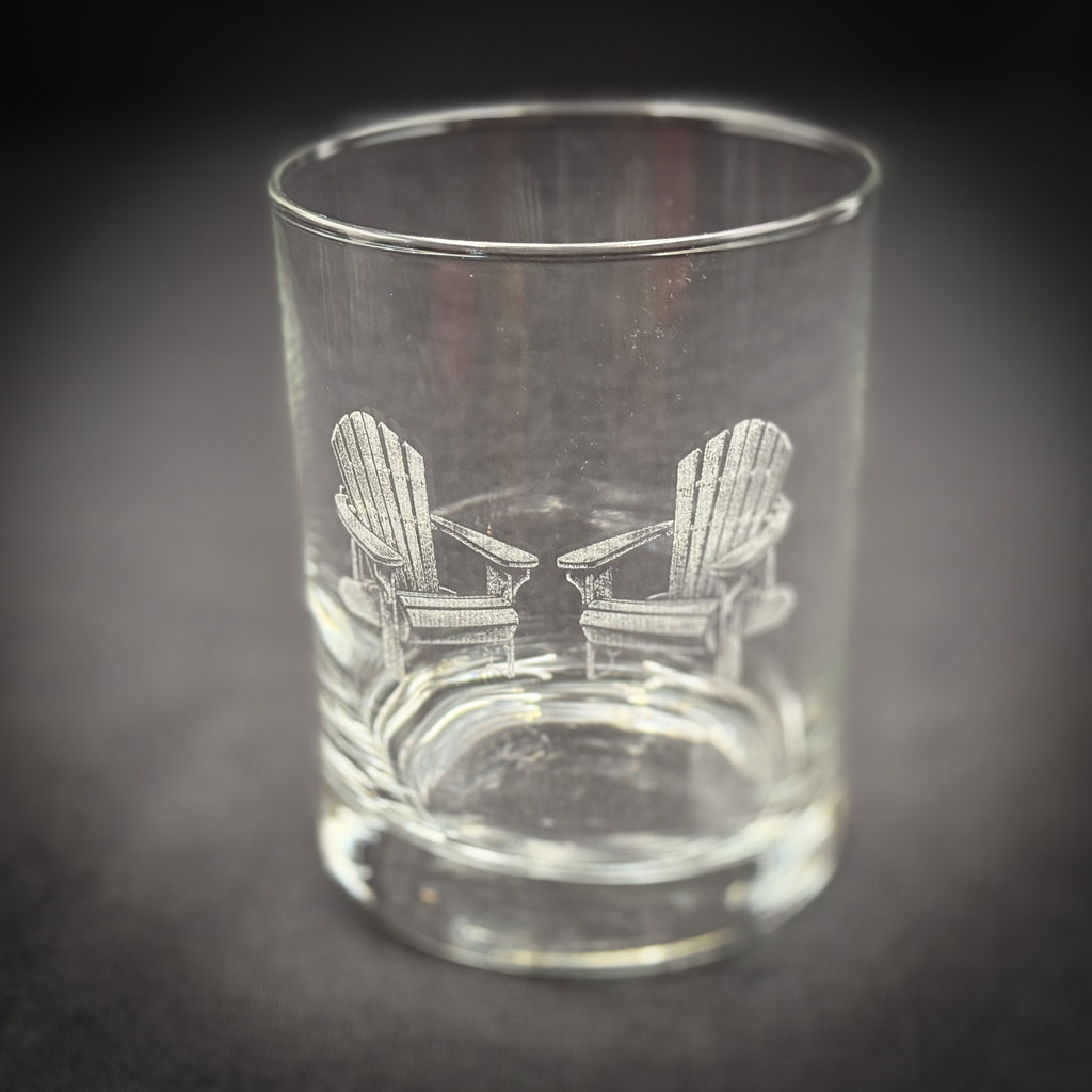 Adirondack Chairs Vintage 14 oz Double Old Fashioned