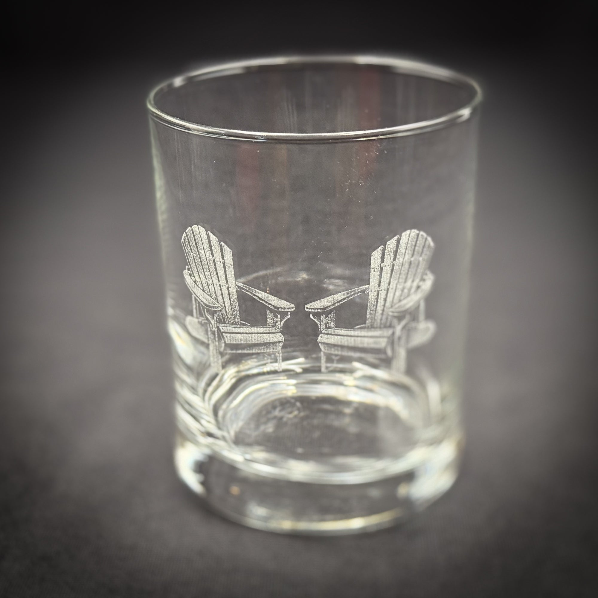 Adirondack Chairs Vintage 14 oz Double Old Fashioned