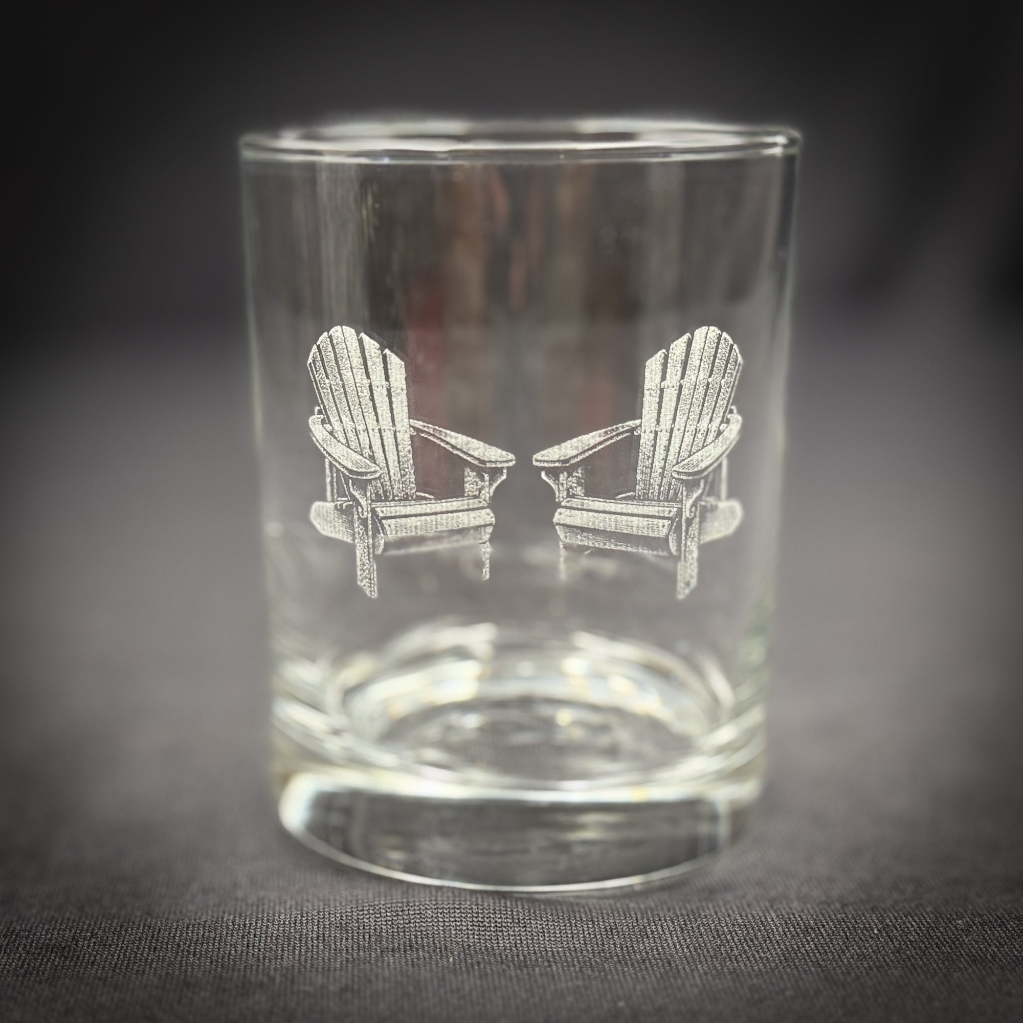 Adirondack Chairs Vintage 14 oz Double Old Fashioned