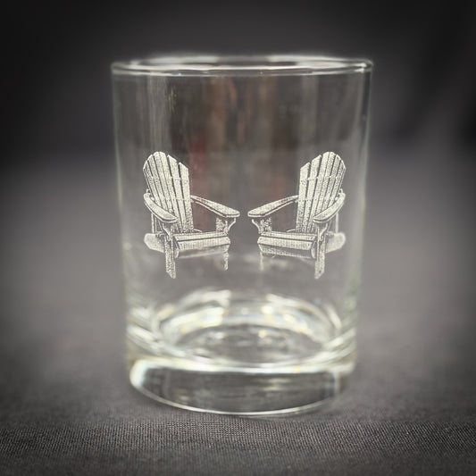 Adirondack Chairs Vintage 14 oz Double Old Fashioned (In Store)