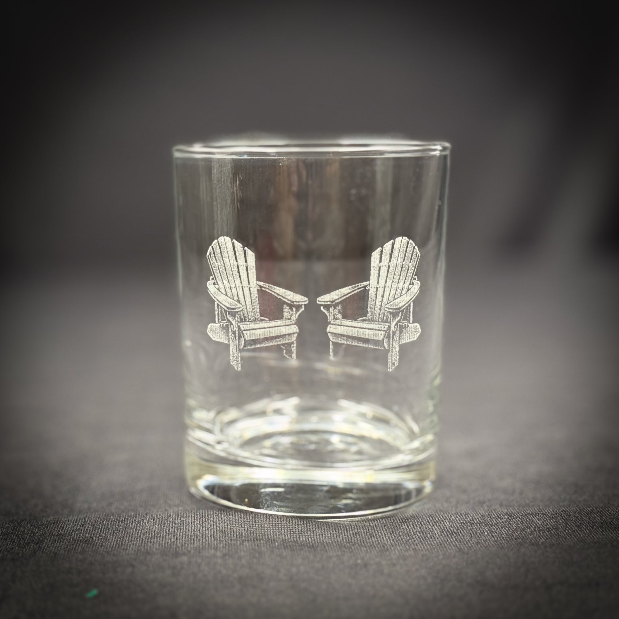 Adirondack Chairs Vintage 14 oz Double Old Fashioned