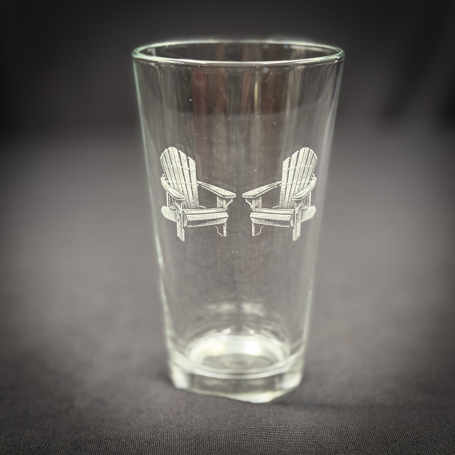 Adirondack Chairs Vintage Pint glass