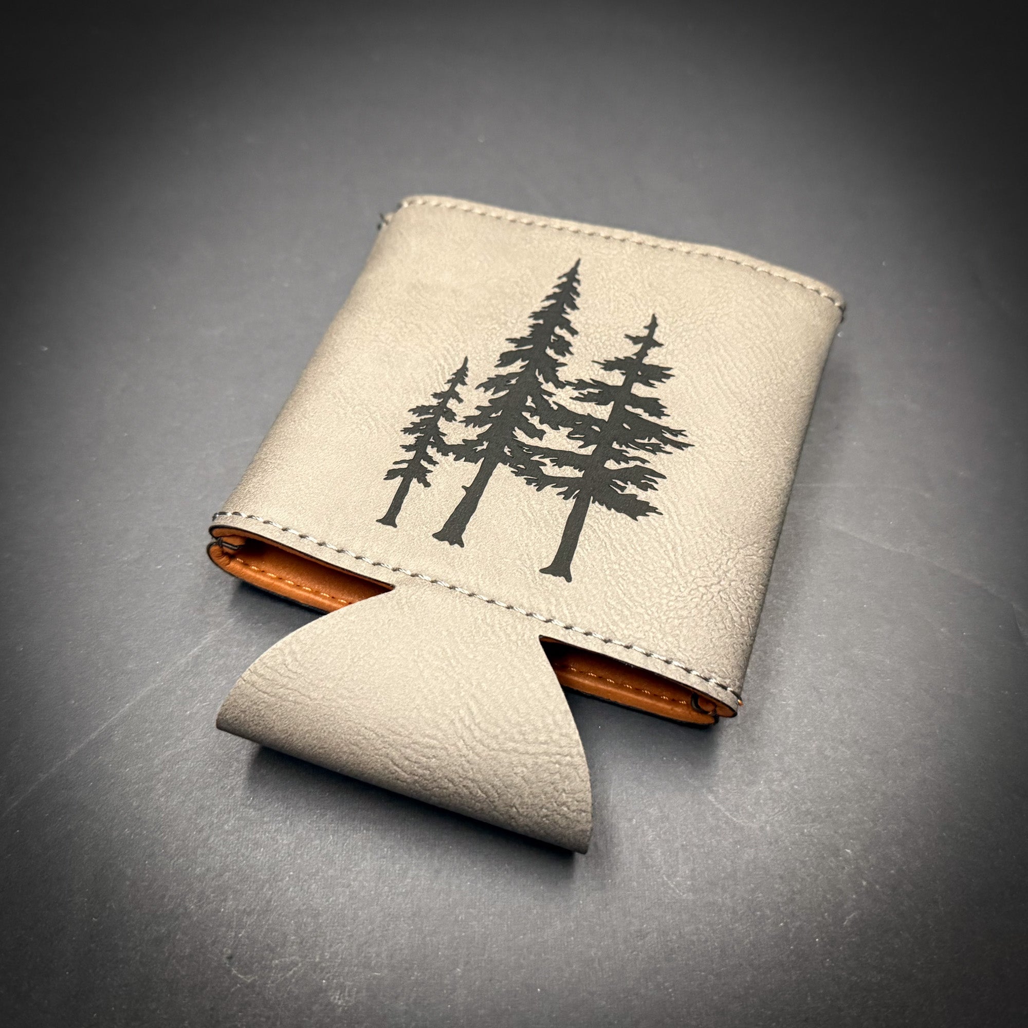 3 Trees 3 3/4" Leatherette Beverage Holder