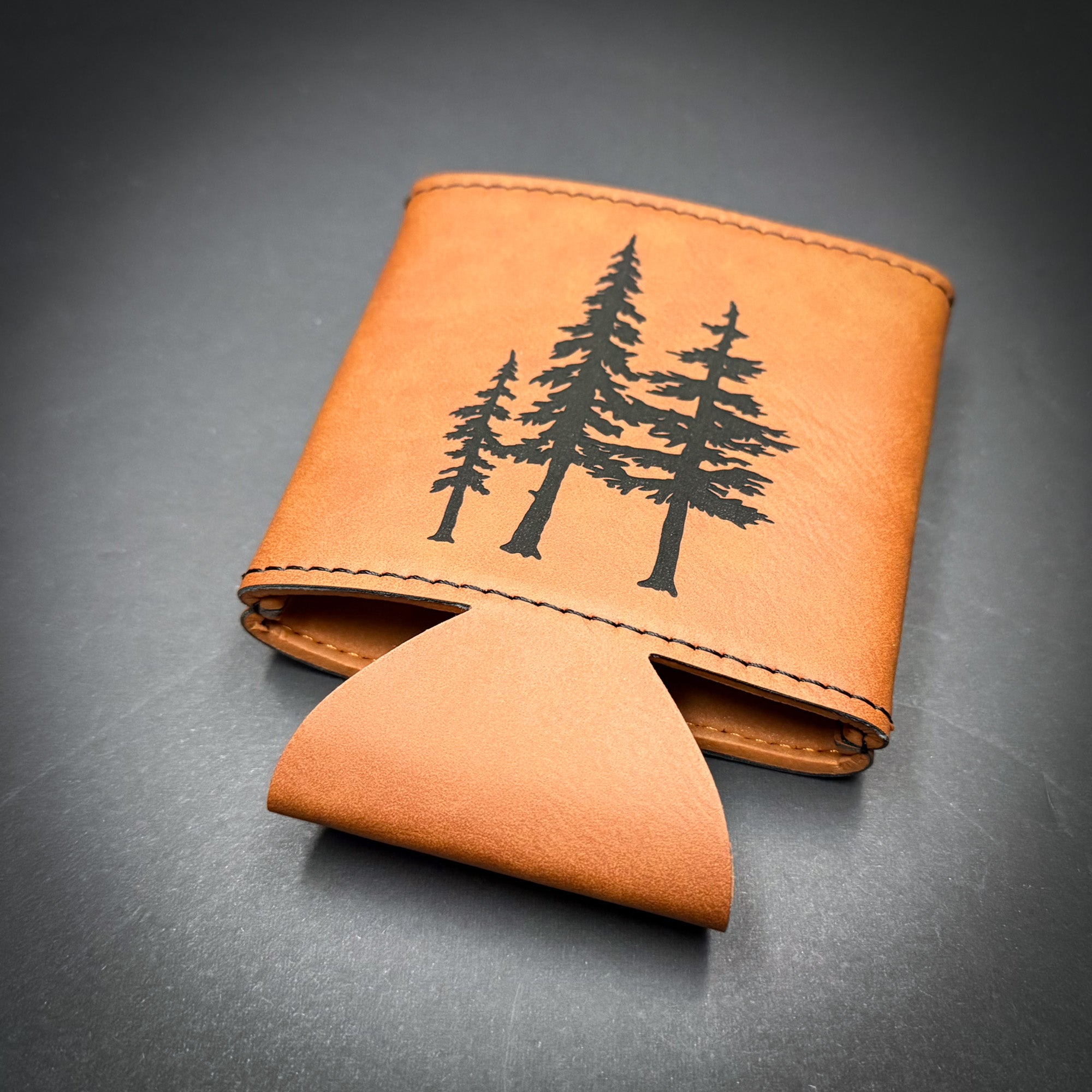 3 Trees 3 3/4" Leatherette Beverage Holder