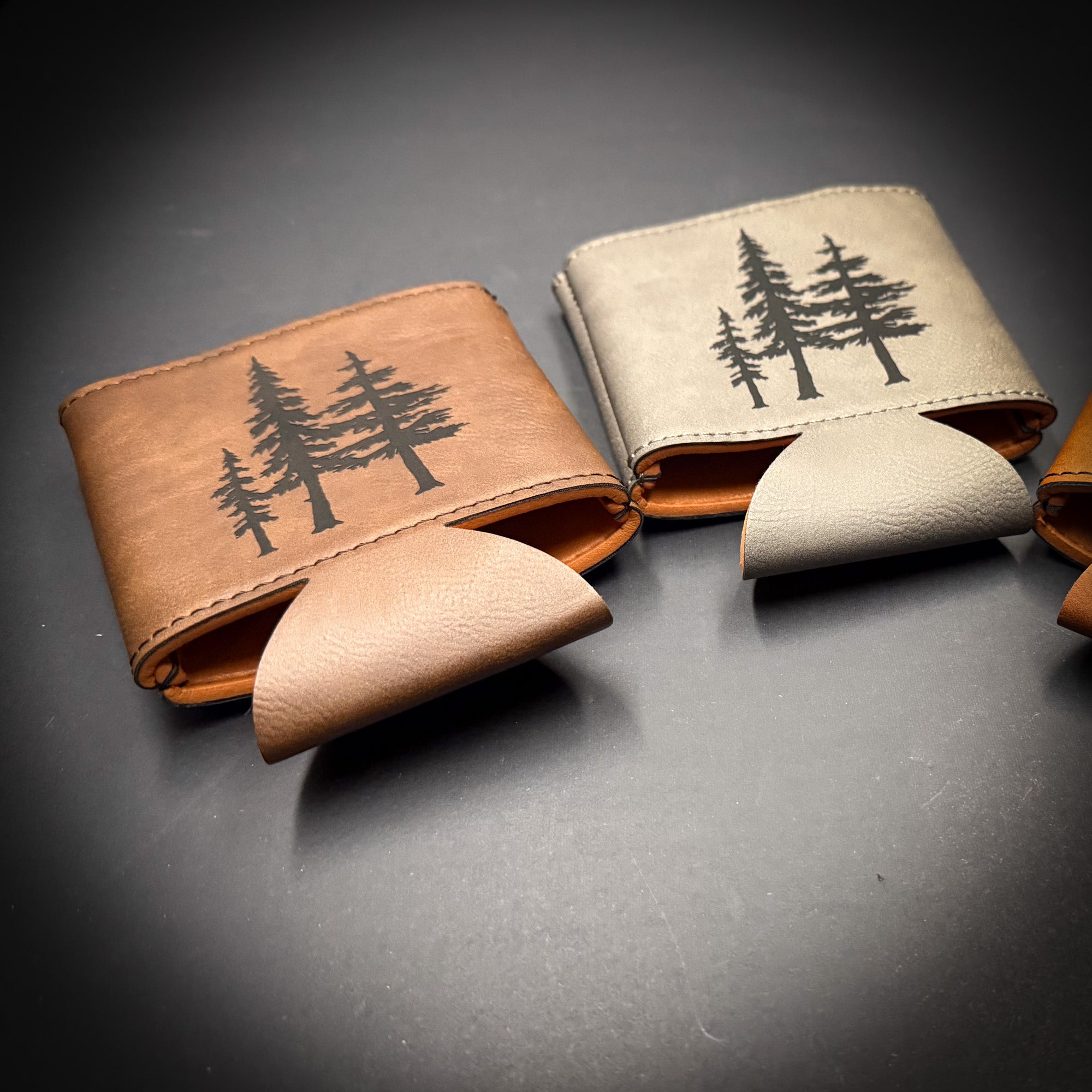3 Trees 3 3/4" Leatherette Beverage Holder