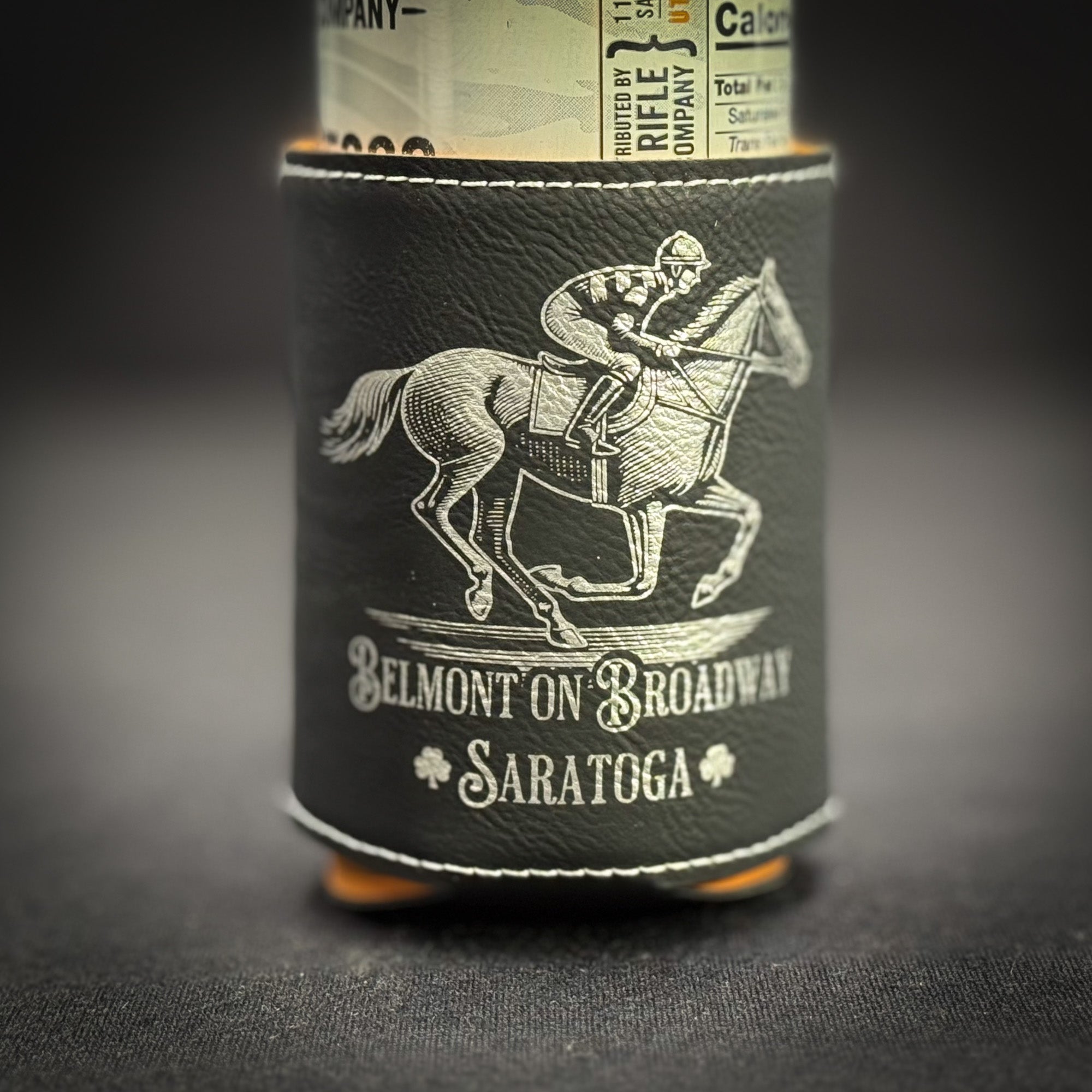 Belmont on Broadway  Leatherette Can Holder