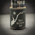 Make My Lake Vintage  Leatherette Can Holder