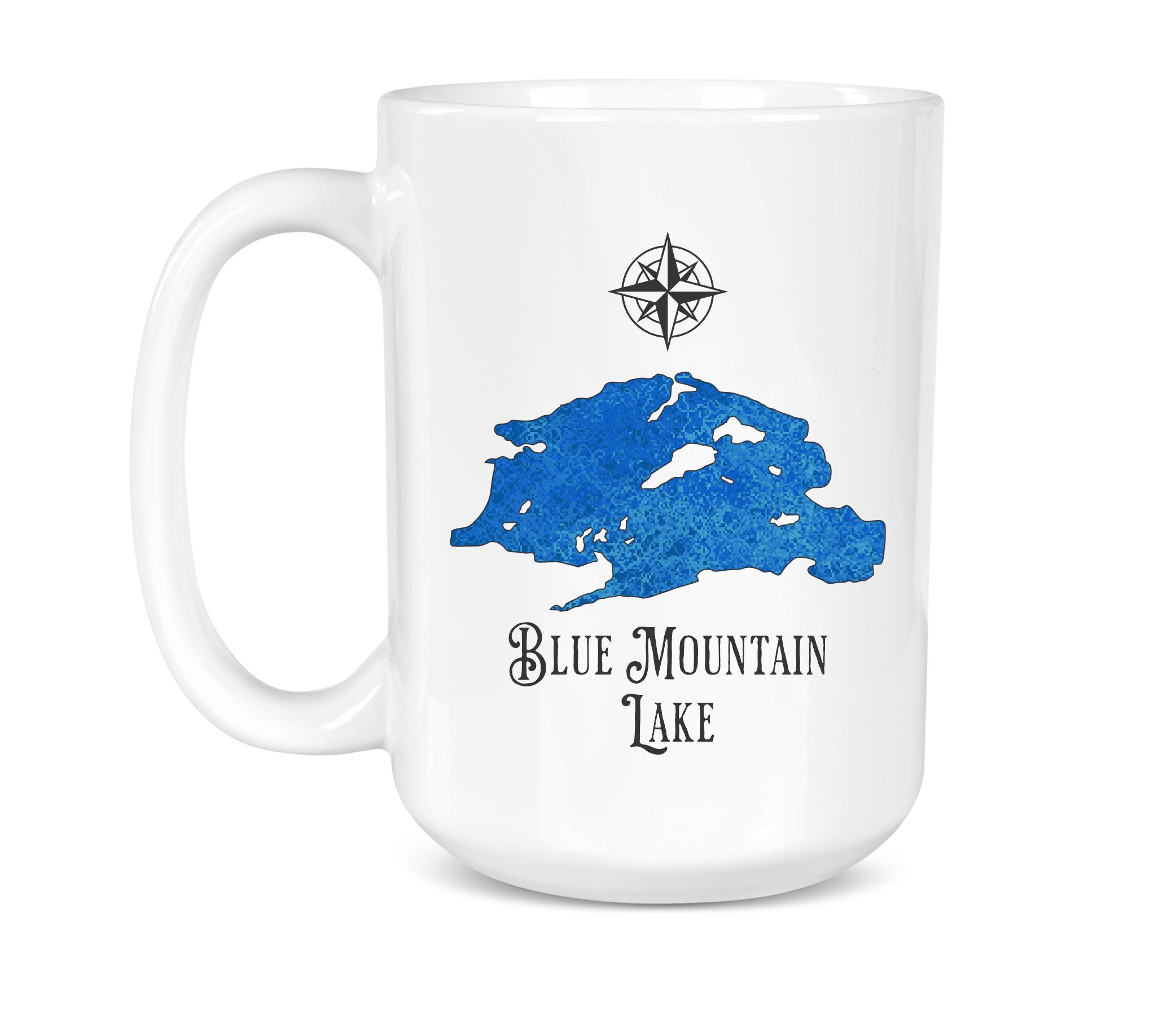 Make My Lake Vintage 15 oz Ceramic Mug