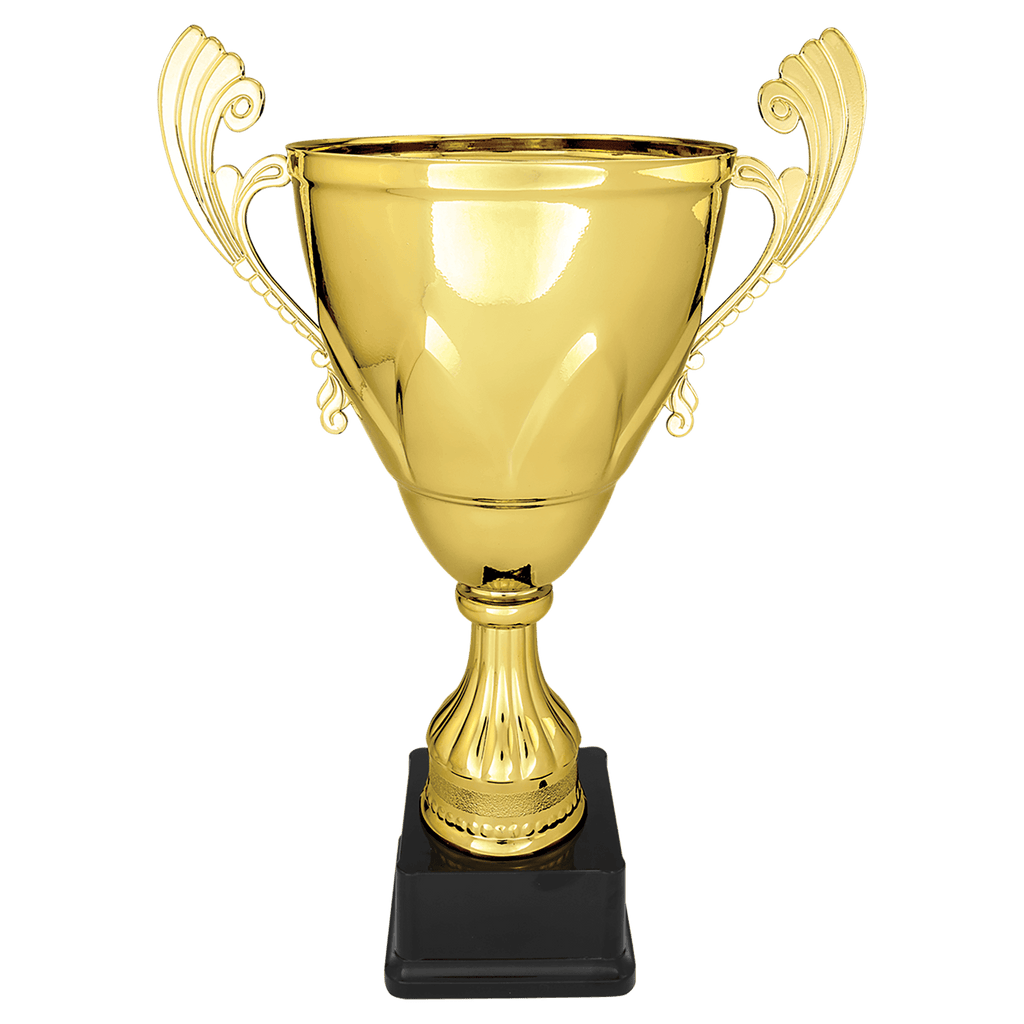 Gold 16 3/4" Completed Metal Cup on Plastic Base
