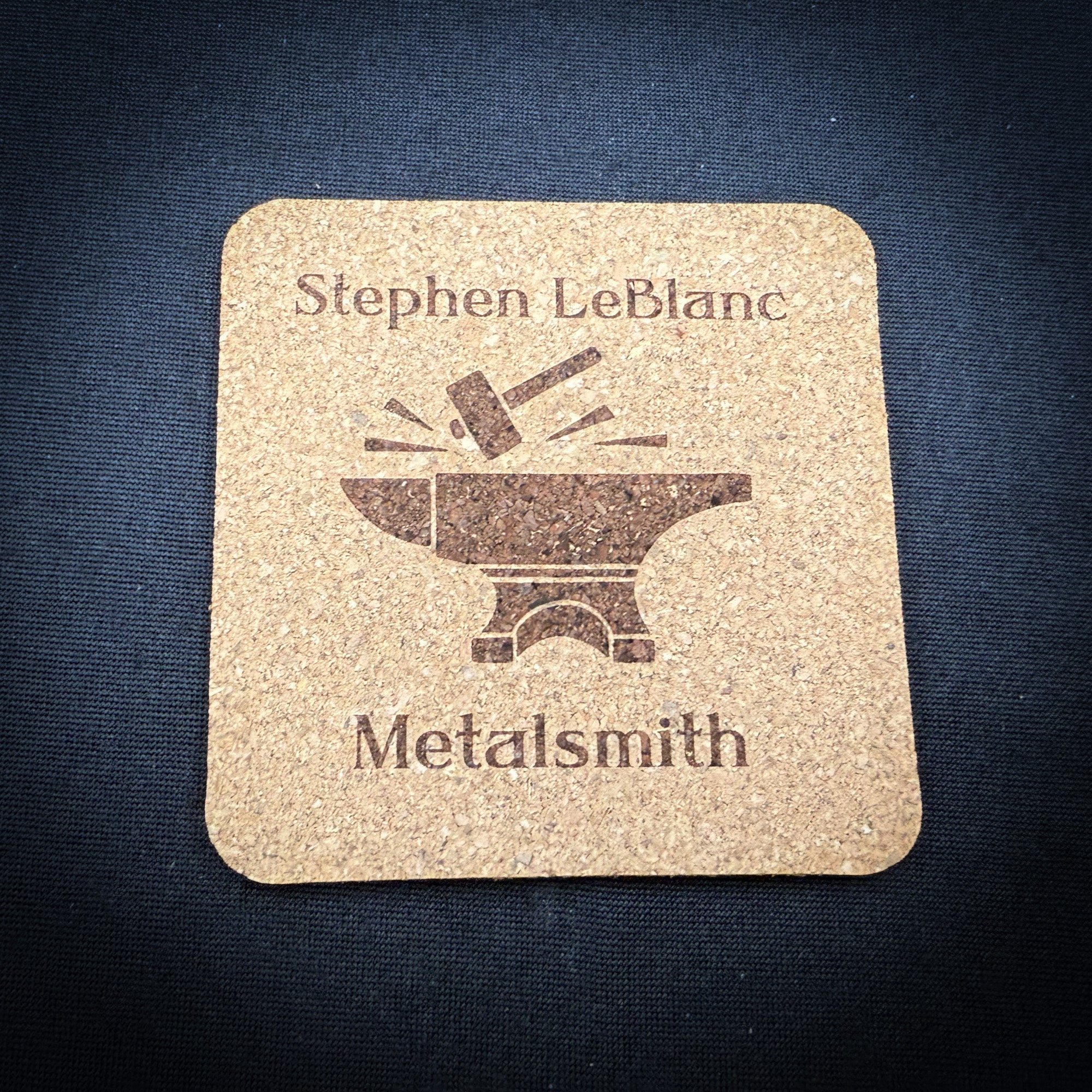 Get a Quote - 4" Square Cork Coaster