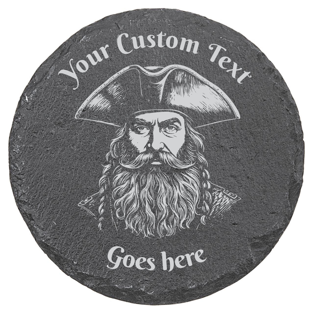 Pirate - 4" Square Slate Coasters