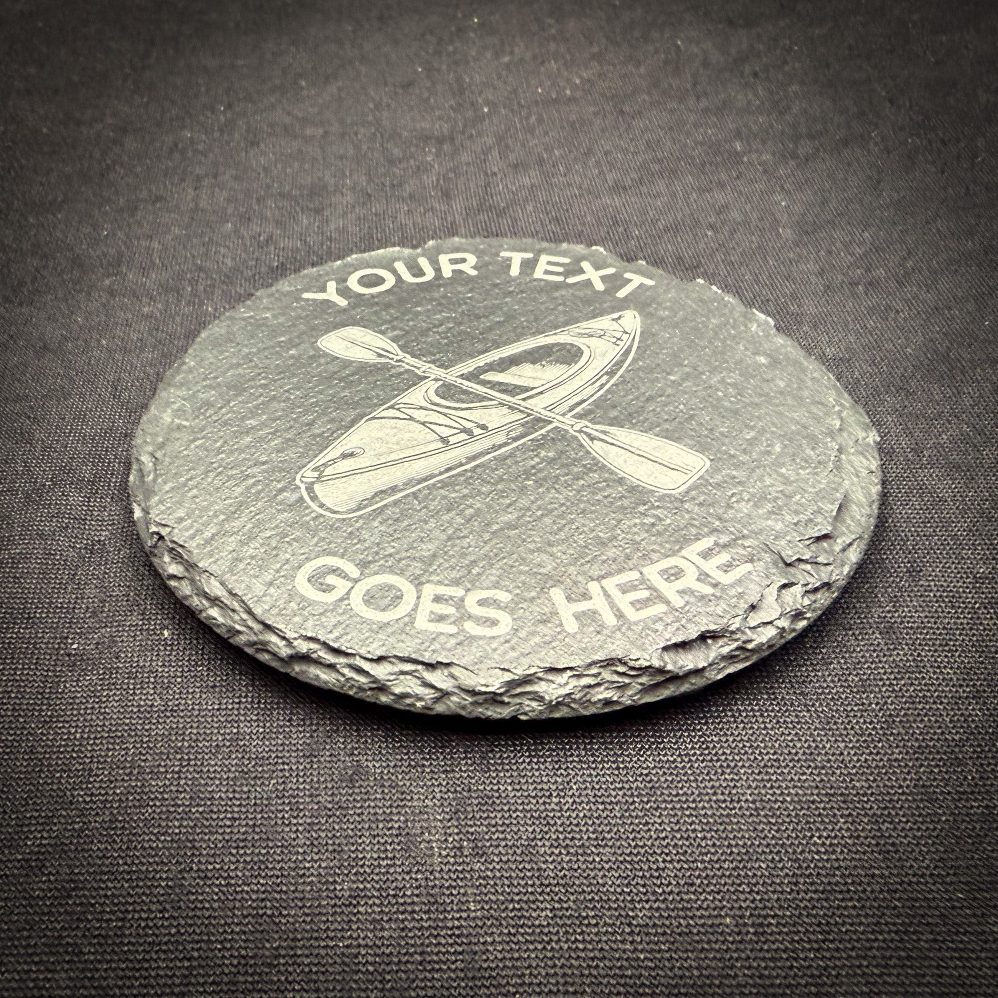 Kayak Custom Coaster - Slate Coaster
