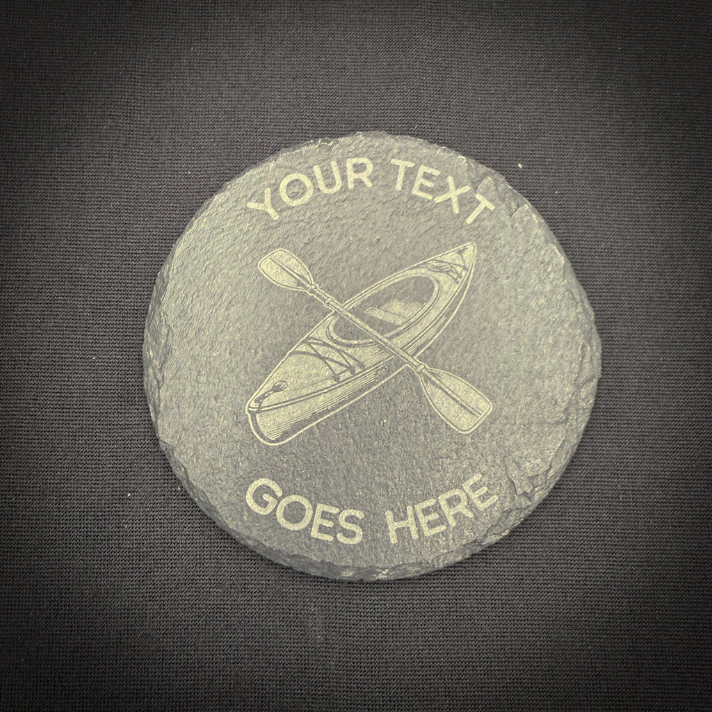 Kayak Custom Coaster - Slate Coaster