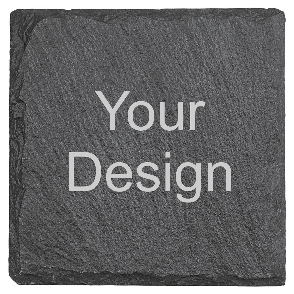 Get a Quote - 4" Square Slate Coaster