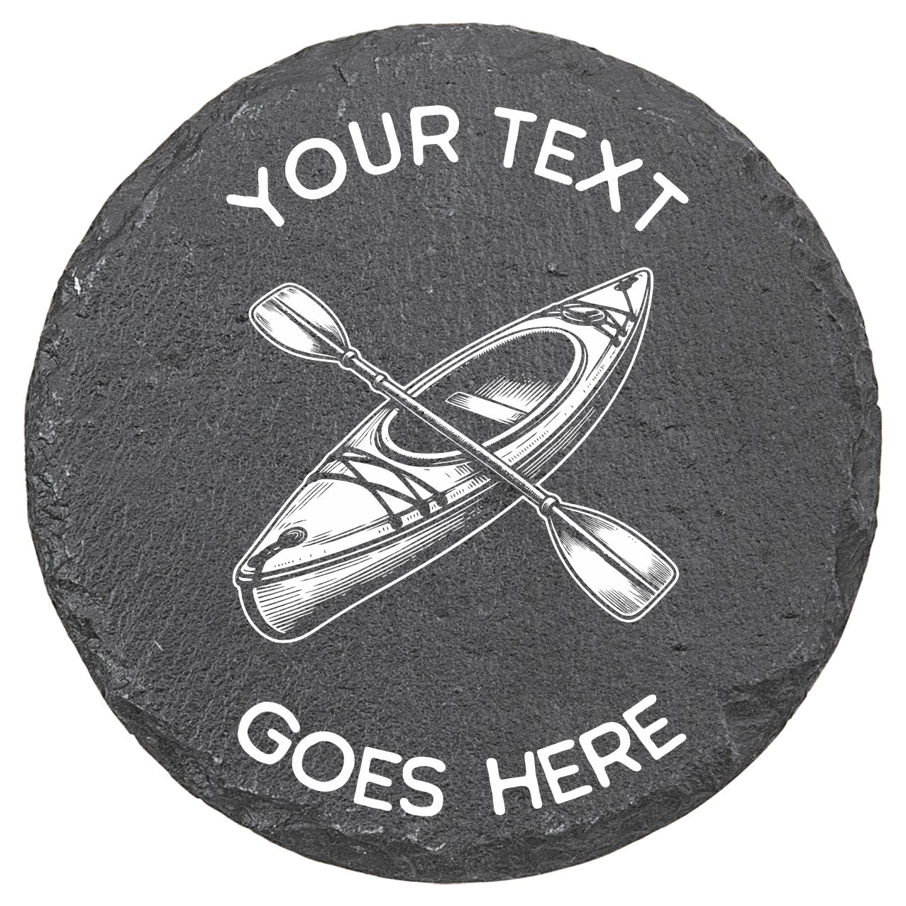 Kayak Custom Coaster - Slate Coaster