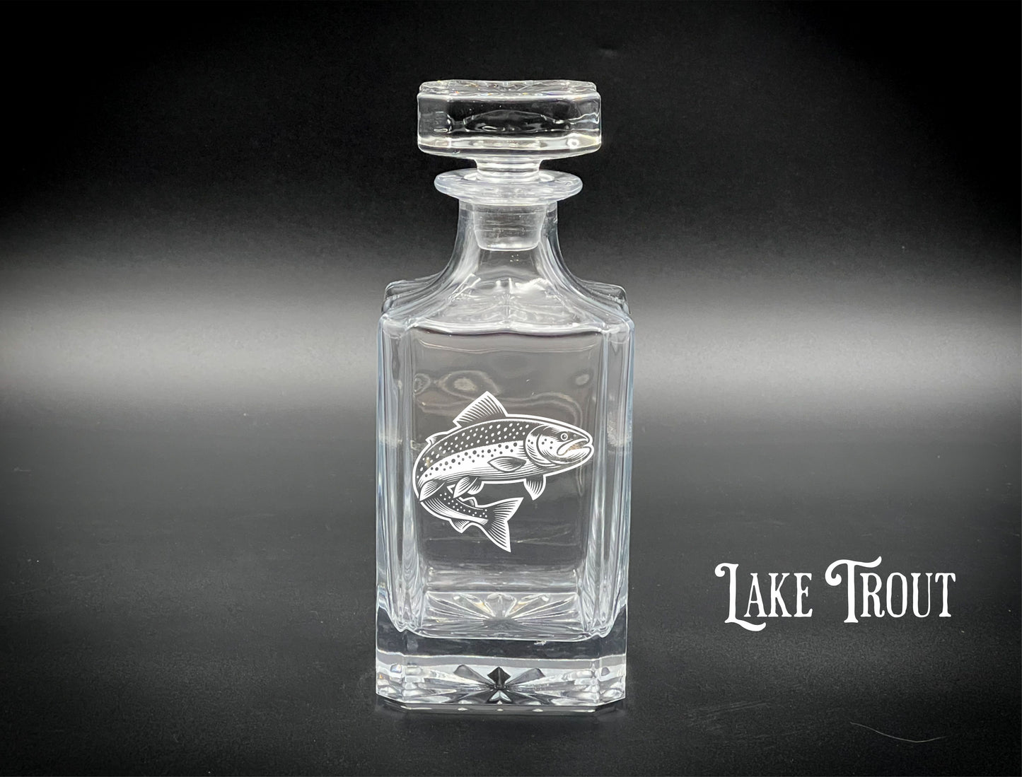 Lake Trout - 750ml Whiskey Decanter