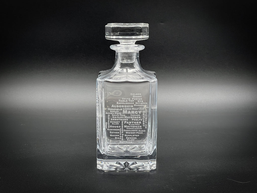 46 High Peaks Adirondacks - 750ml Whiskey Decanter