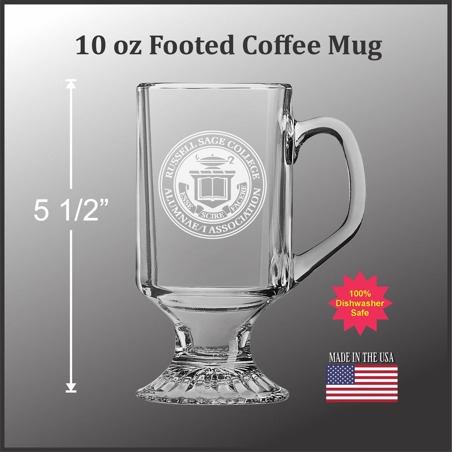 Russel Sage Alumnae/i 10 oz Irish Coffee Mug