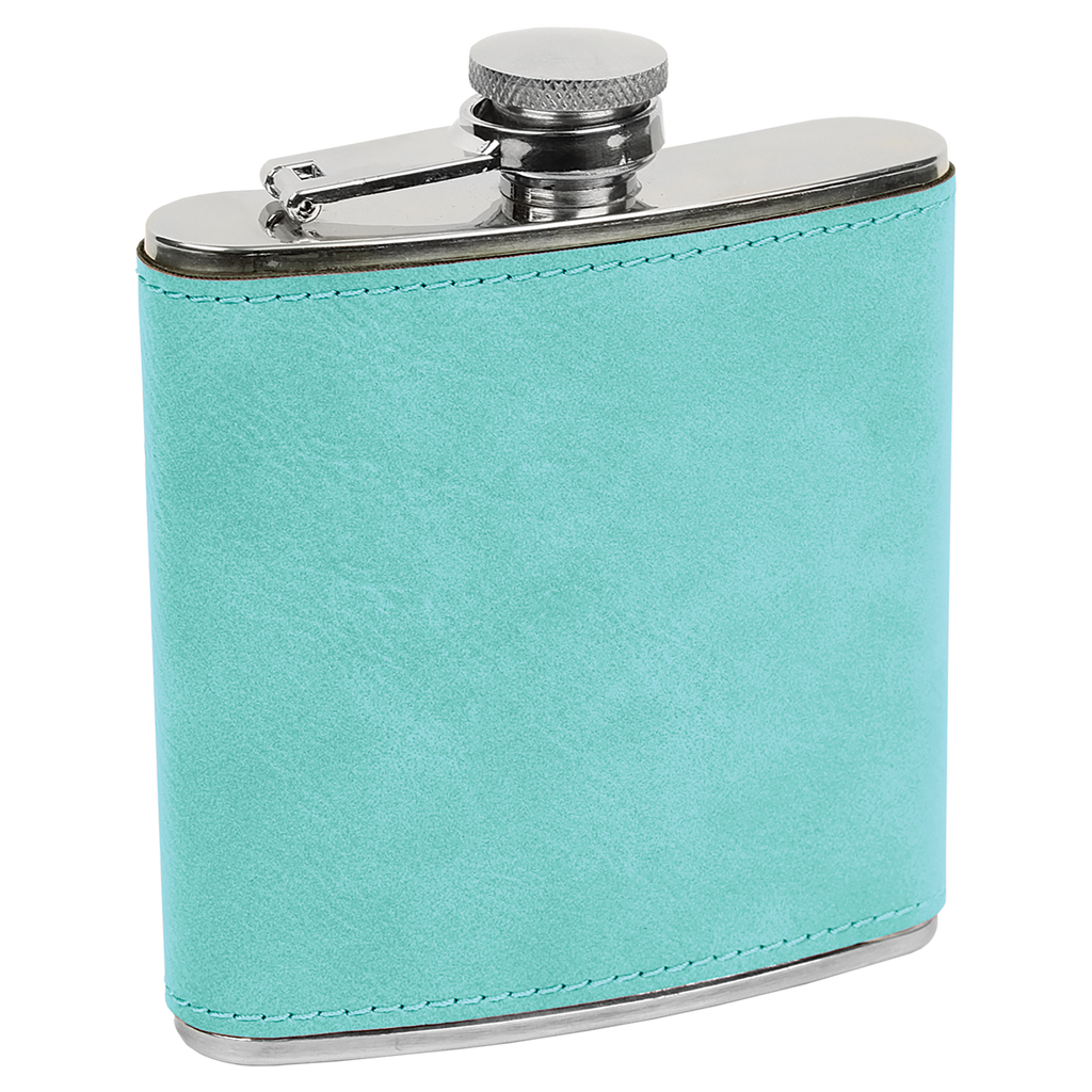 Pine Trees  6 oz. Leatherette Stainless Steel Flask