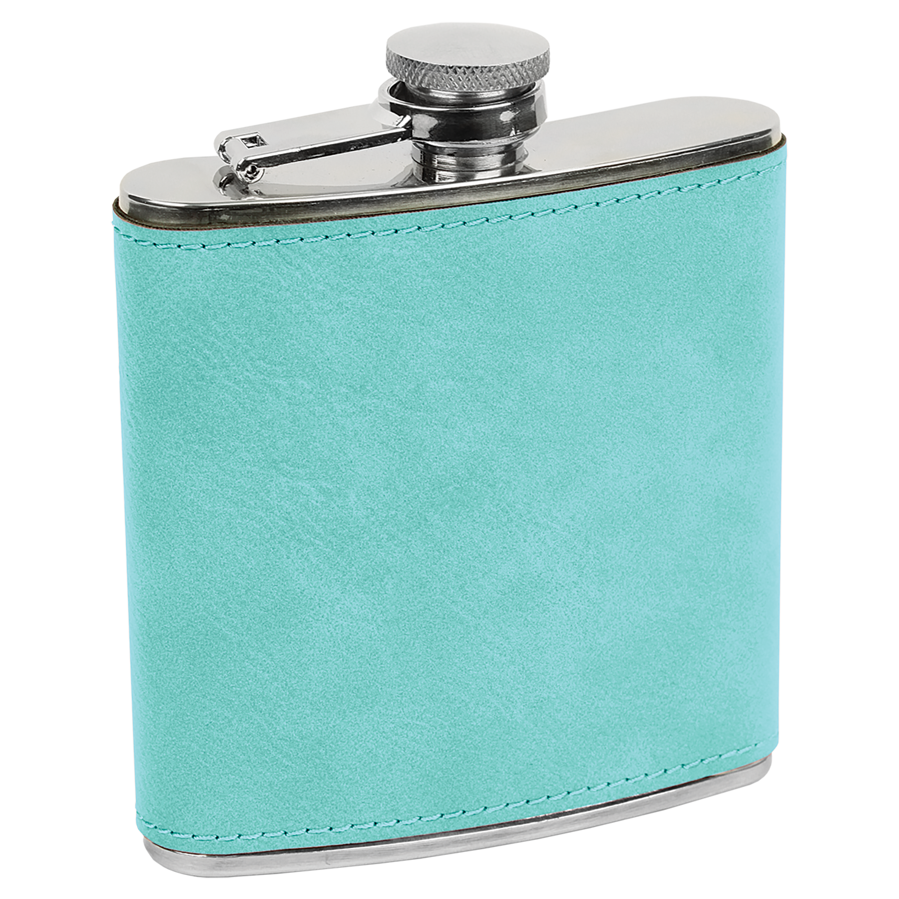 Pine Trees  6 oz. Leatherette Stainless Steel Flask