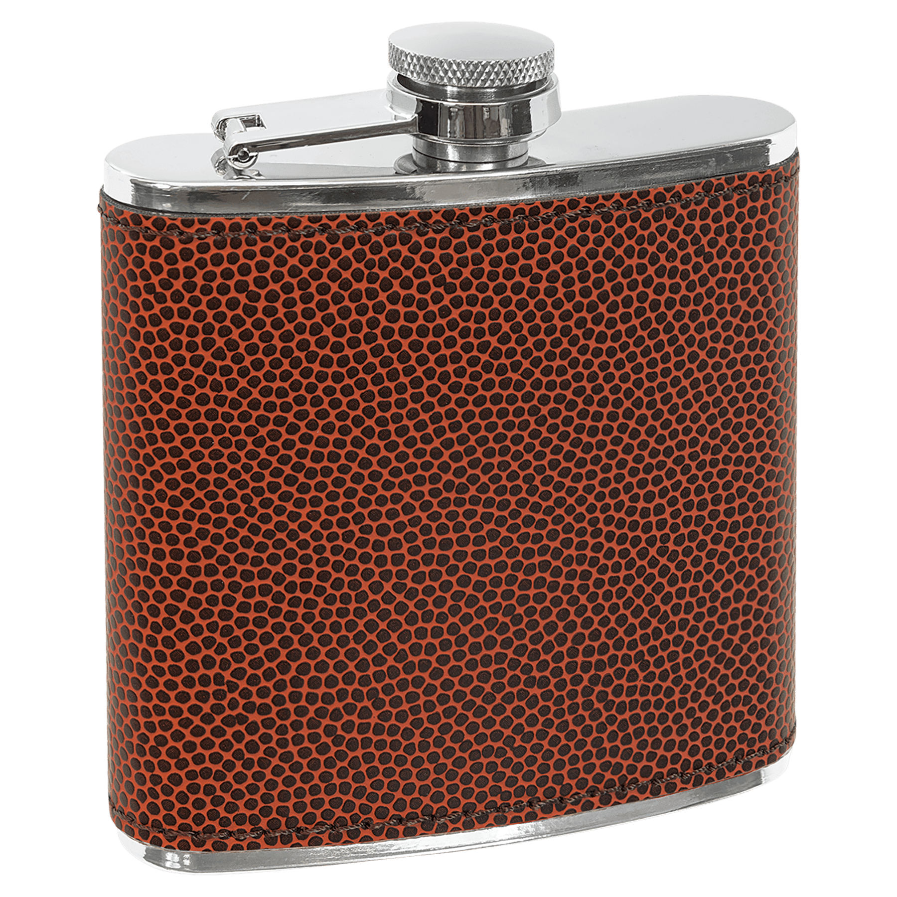 Pine Trees  6 oz. Leatherette Stainless Steel Flask