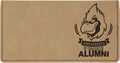 Light Brown 6 3/4" x 3 1/2" Laserable Leatherette Checkbook Cover