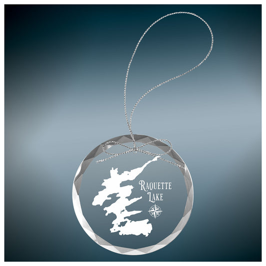 Make My Lake NEW! Vintage - Clear Glass Ornament