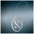 Glass Ornament - Skaneateles Lake Round Clear Laser Engraved Keepsake