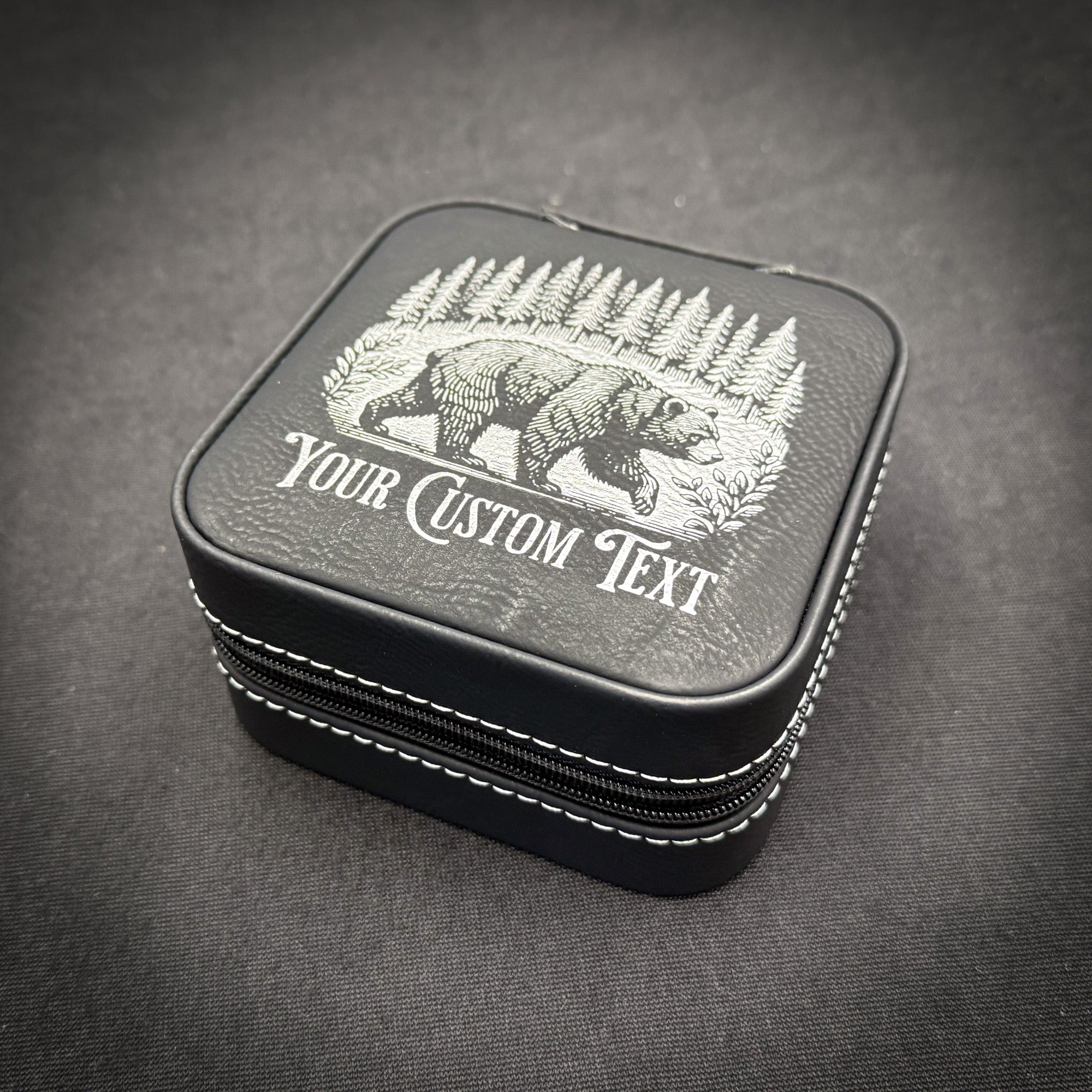 Bear in a Forest custom Jewelry Box
