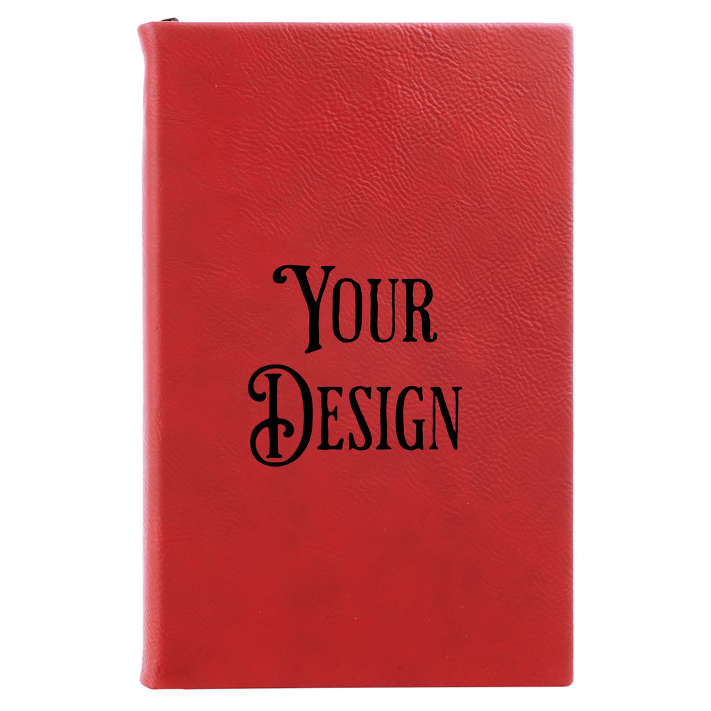 Your design or Logo 5 1/4" x 8 1/4" Journal Leatherette Journal