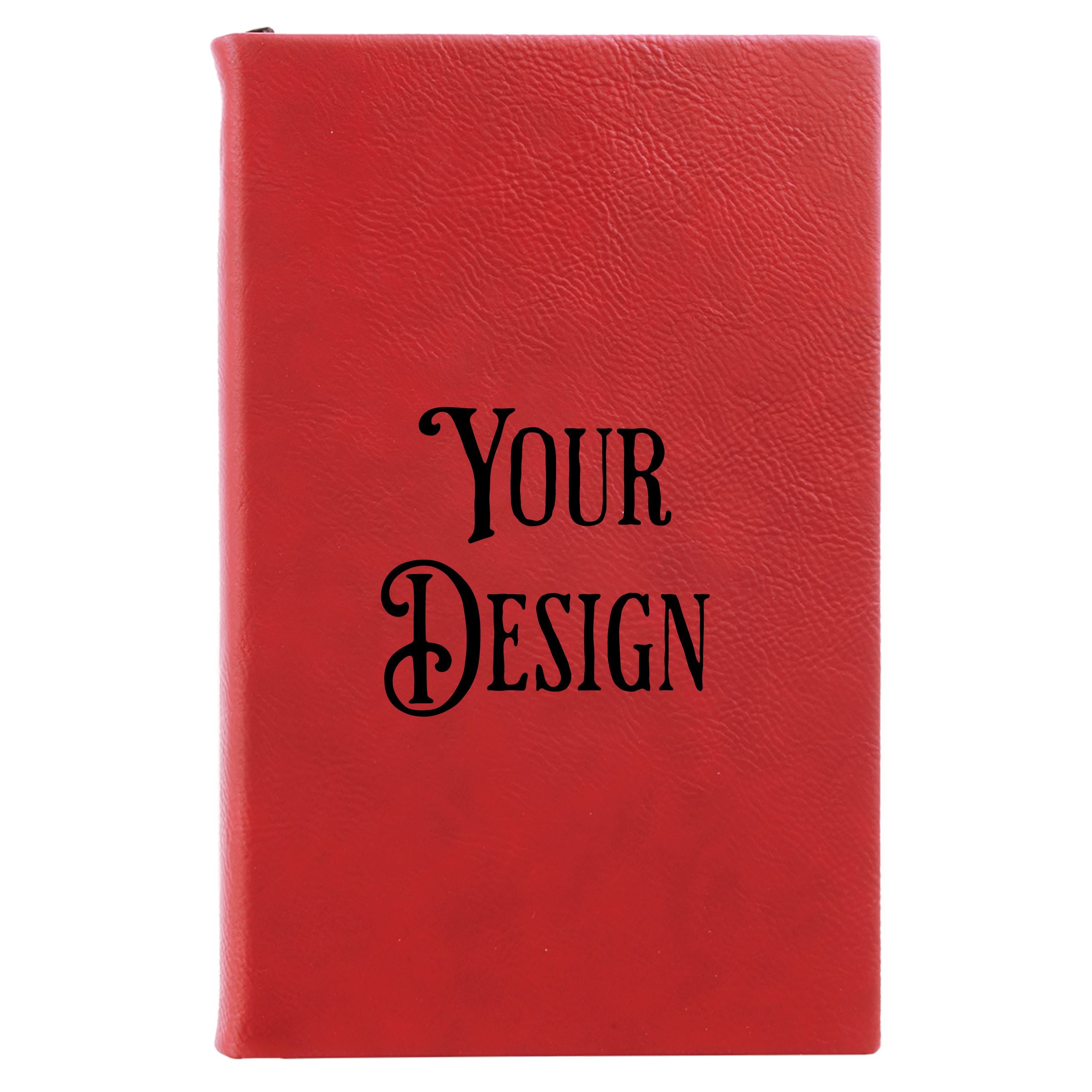 Your design or Logo 5 1/4" x 8 1/4" Journal Leatherette Journal