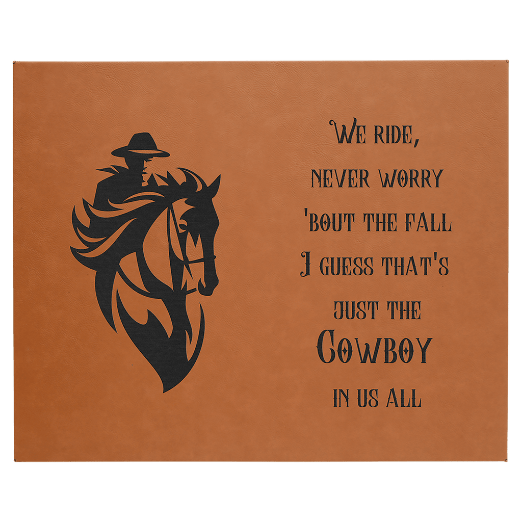 Rawhide 16" x 20" Laserable Leatherette Wall Decor with Sawtooth Hanger