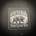 Bear in a Forest - Leatherette Coaster