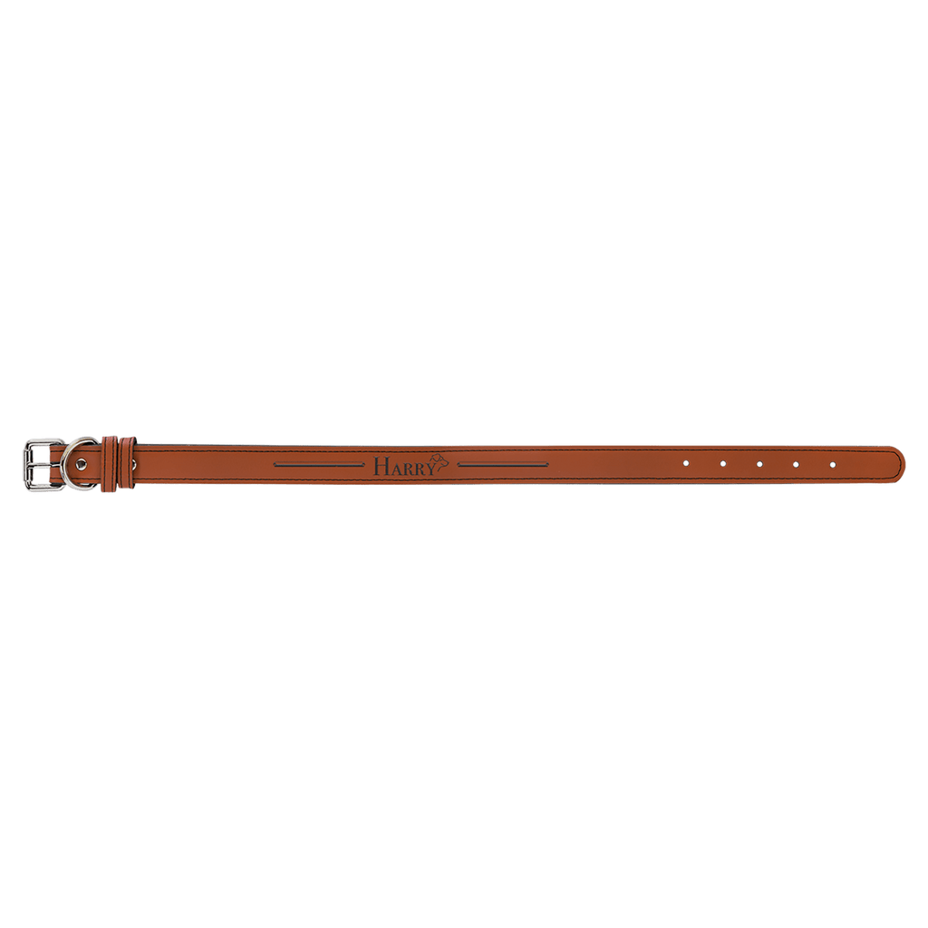 Rawhide Large 23" x 1" Laserable Leatherette Dog Collar