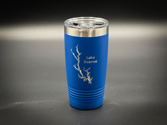 Lake Oconee Georgia - 20 oz Insulated Travel Tumbler