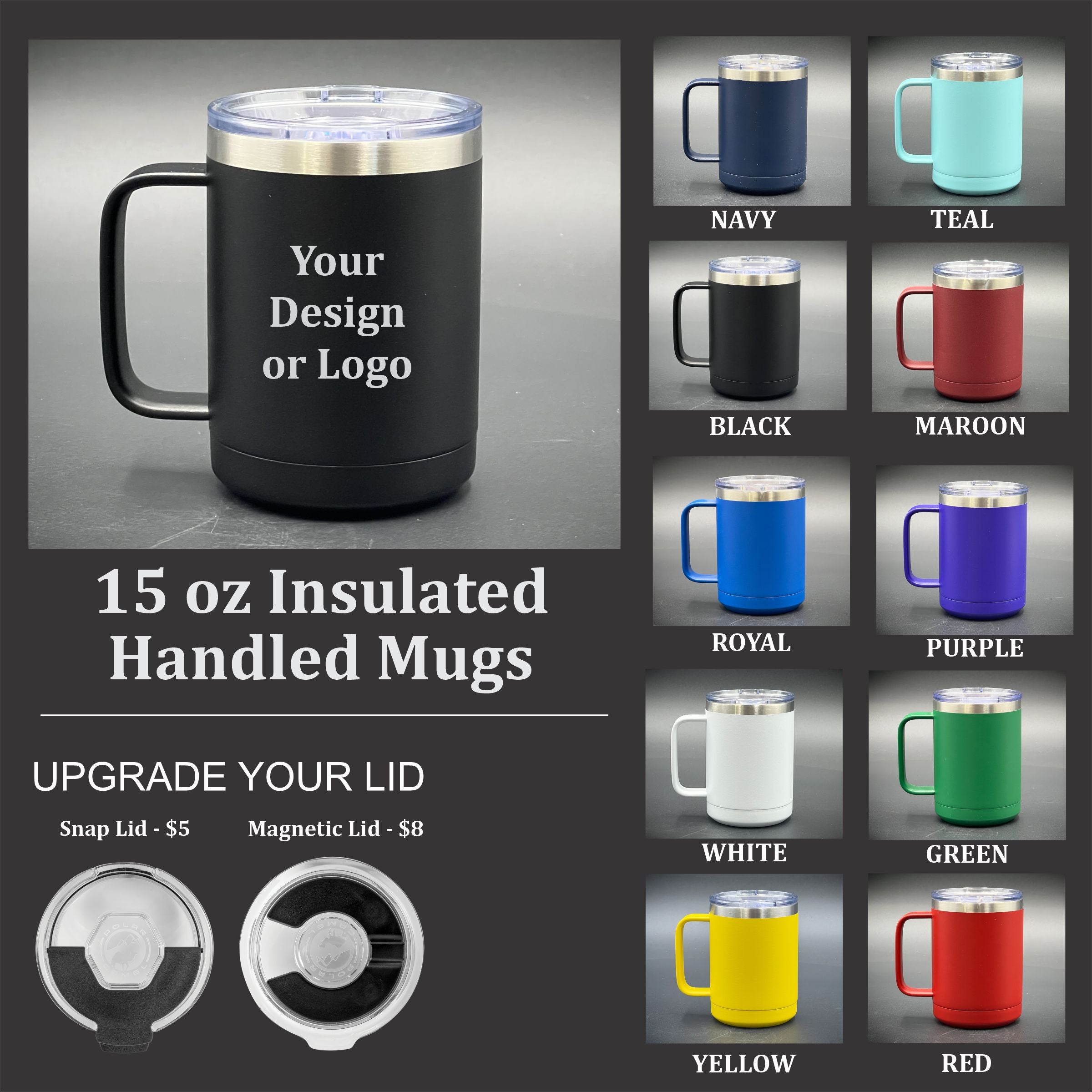 Get a Quote  - 15 oz Insulated Handled Mug