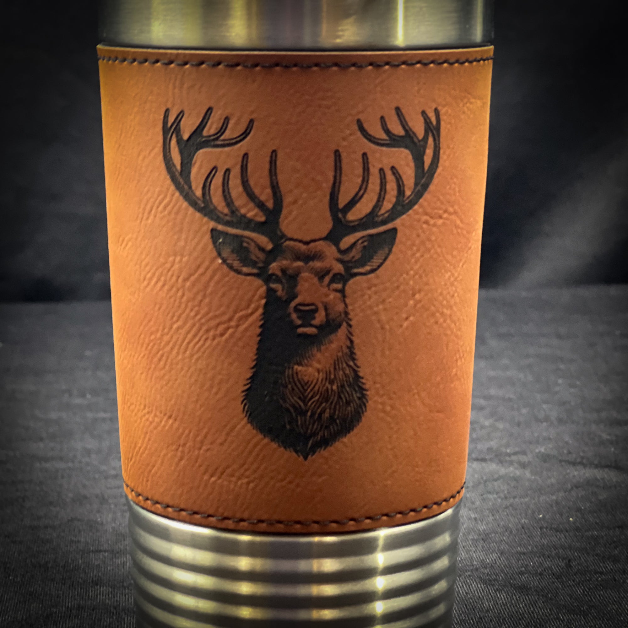 Stag - 20 oz Leatherette Travel Mug (In Store)