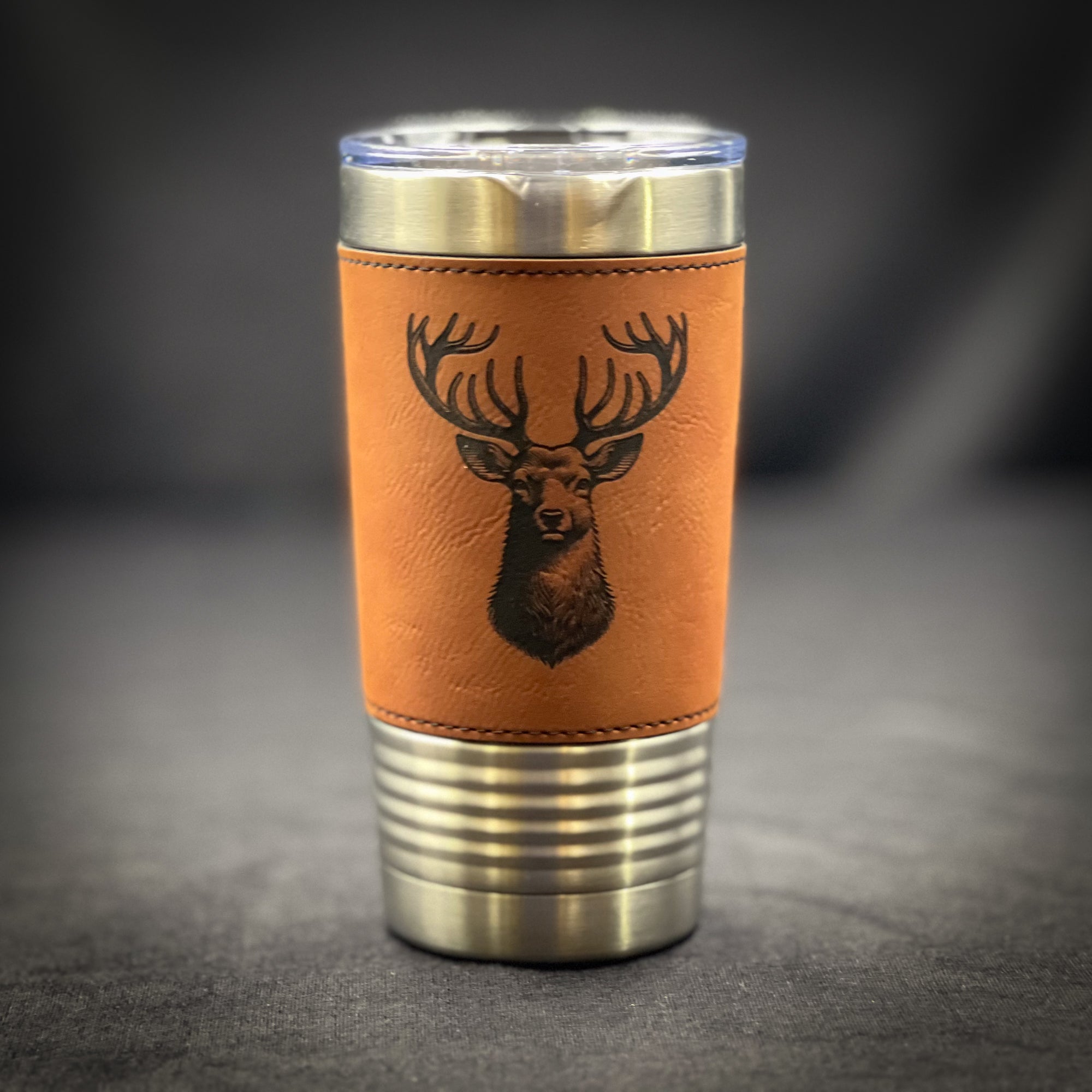 Stag - 20 oz Leatherette Travel Mug (In Store)