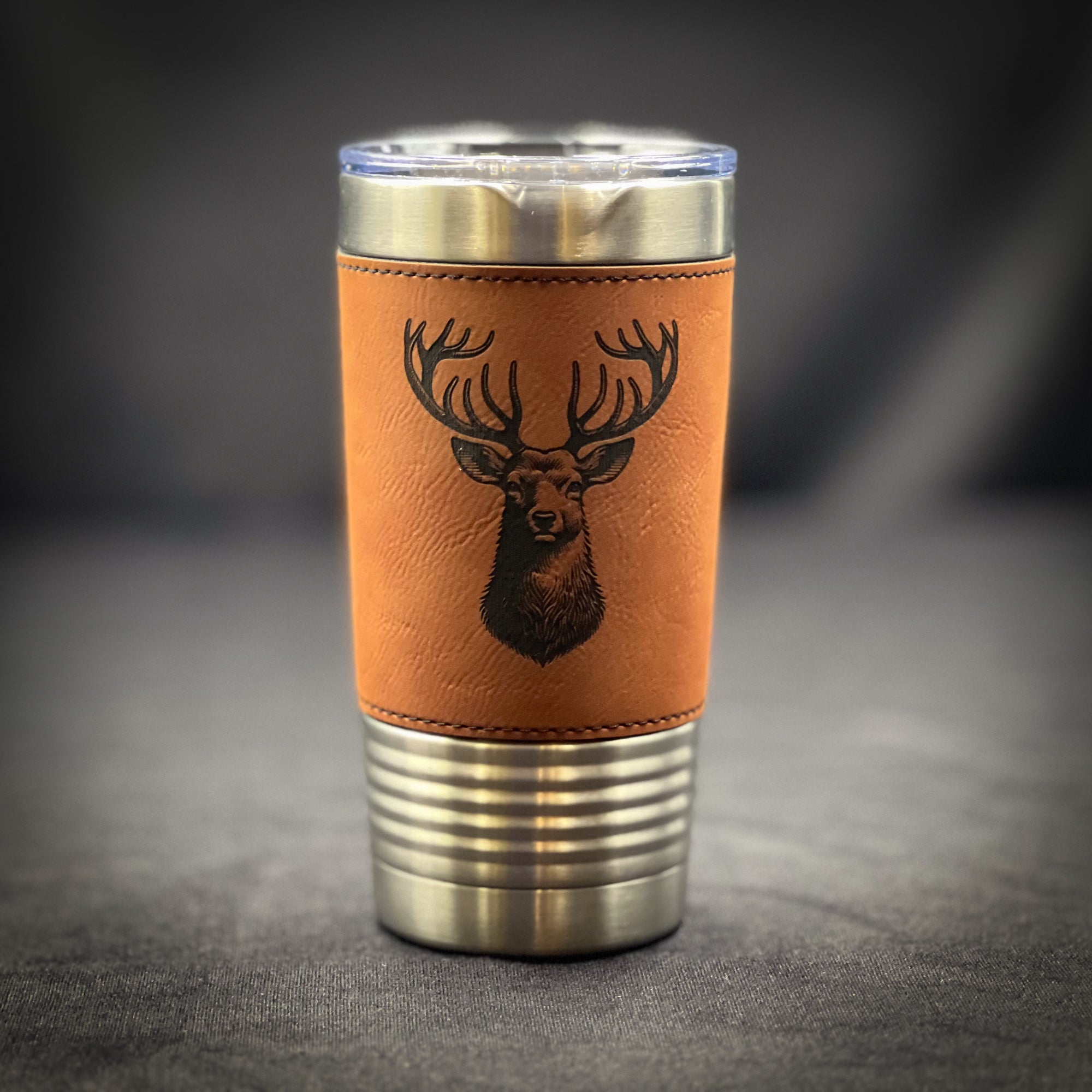 Stag - 20 oz Leatherette Travel Mug (In Store)