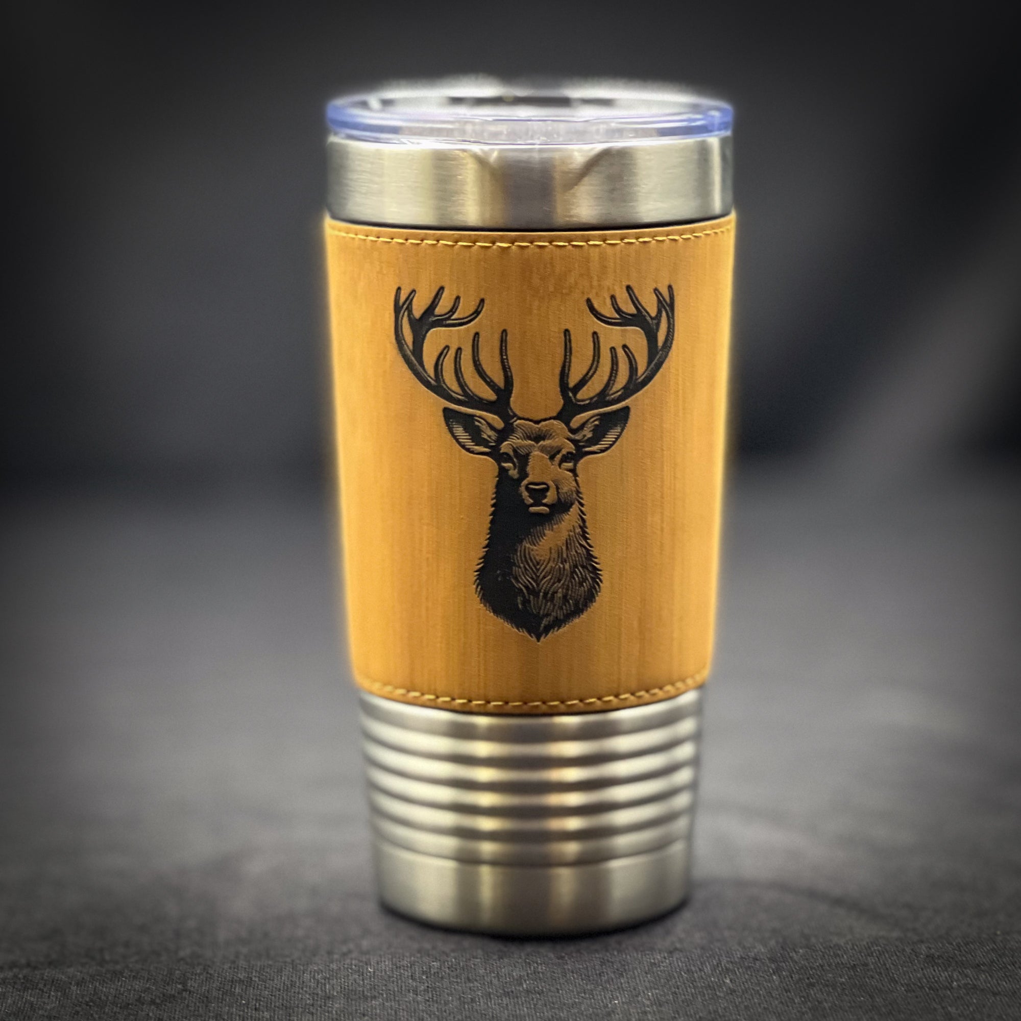 Stag - 20 oz Leatherette Travel Mug (In Store)