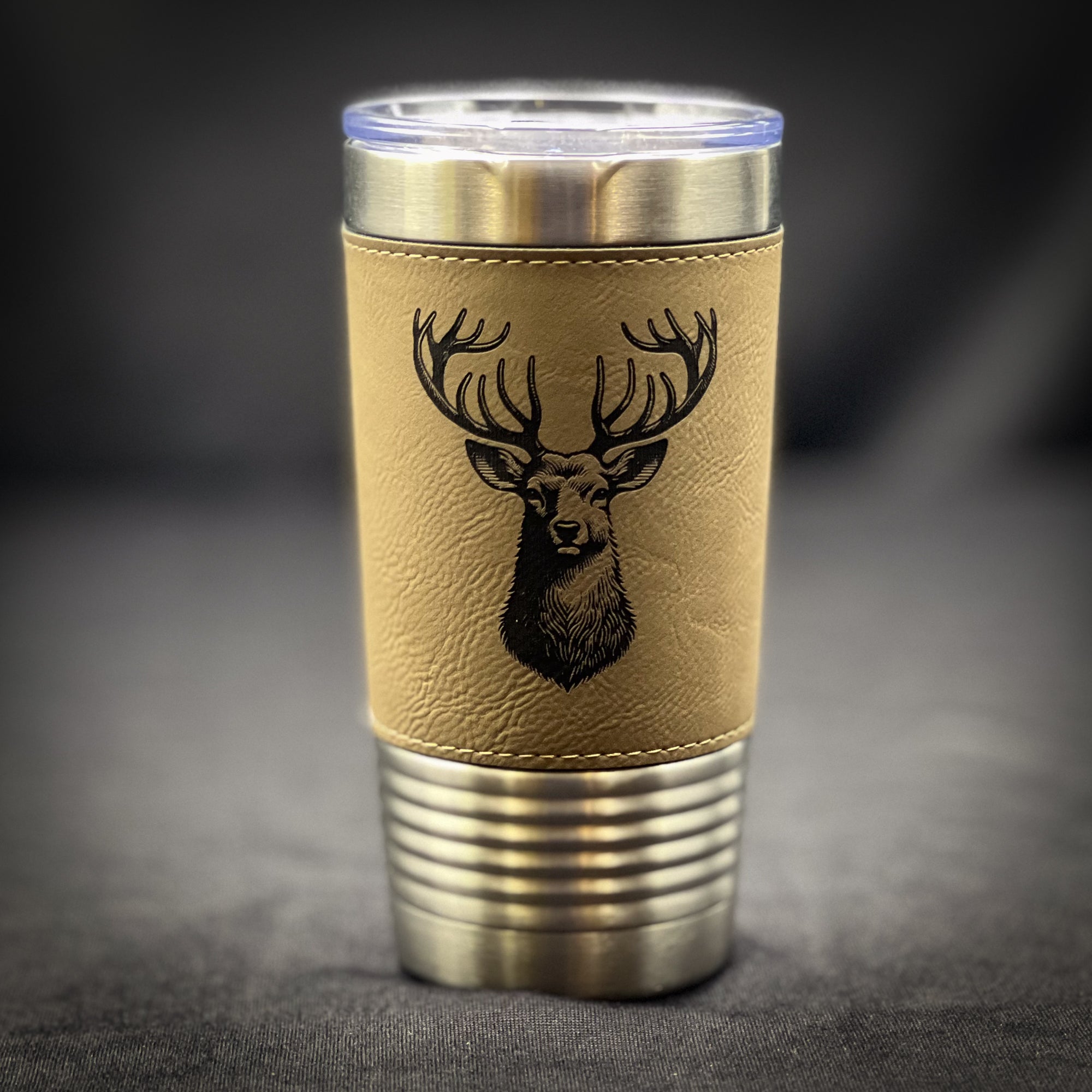 Stag - 20 oz Leatherette Travel Mug (In Store)