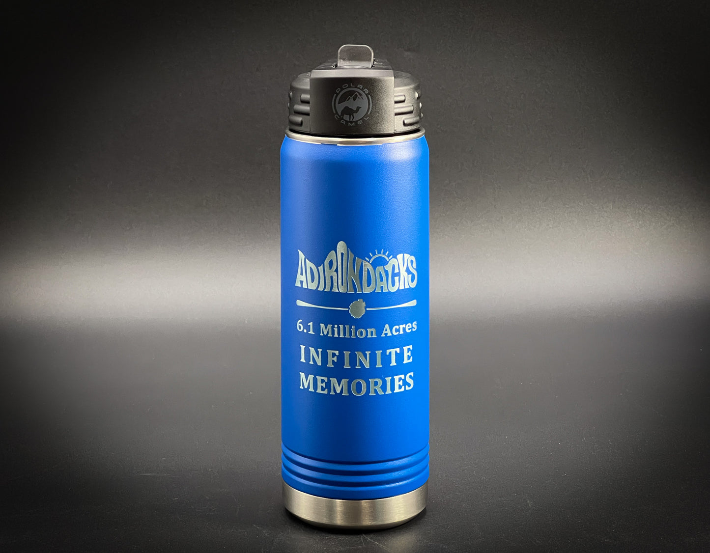 infinite Memories Adirondack Letterform  20 oz Insulated Water Bottle