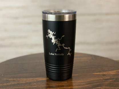 Lake Nottely Georgia - 20 oz Insulated Travel Tumbler